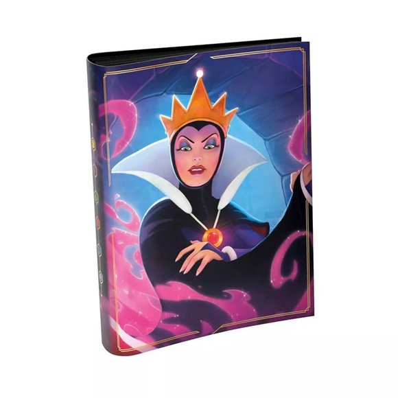 Disney Lorcana The FIrst Chapter LoreBook Evil Queen Card Portfolio Binder  NEW